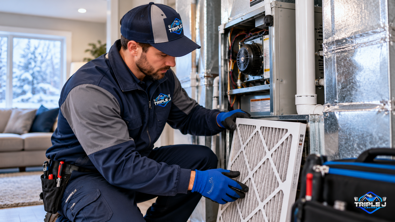 HVAC and air duct inspection before winter